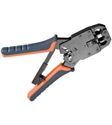 Outil de sertissage professionnel en métal pour RJ45 et RJ11