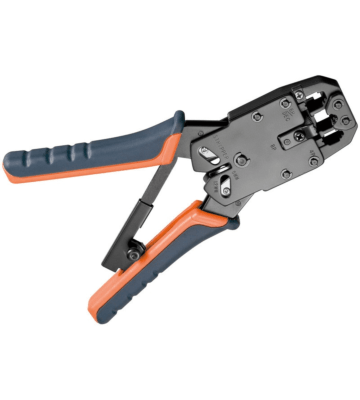 Outil de sertissage professionnel en métal pour RJ45 et RJ11
