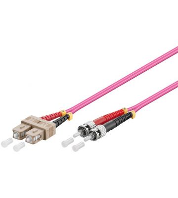 Câble à fibres optiques SC-St OM4 1M