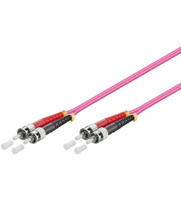 Câble à fibres optiques ST-ST OM4 1M