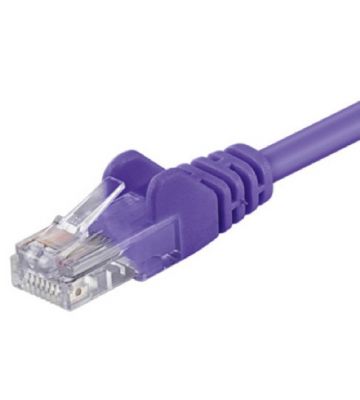 CAT5E UTP 0.50 M Purple - CCA