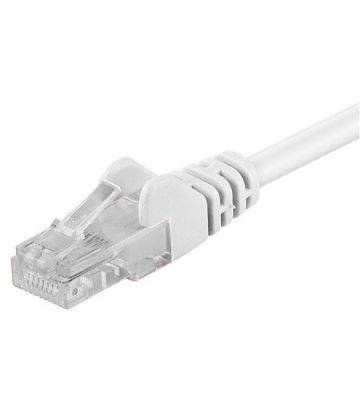 Cat5e UTP 0.25m Blanc - CCA