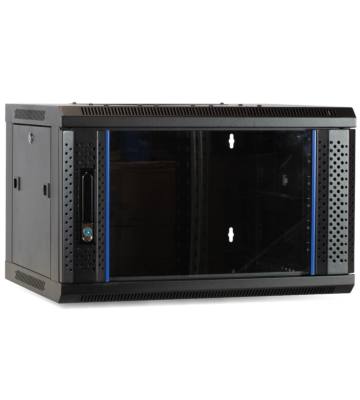 Baie murale 4U avec porte en verre 600x450x280mm (LxPxH)