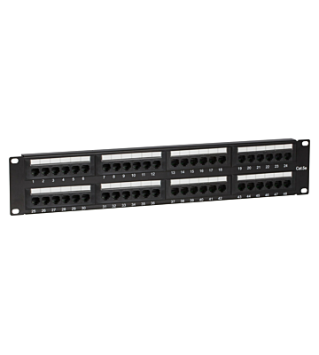 Panneau de brassage Cat5e UTP - 48 ports