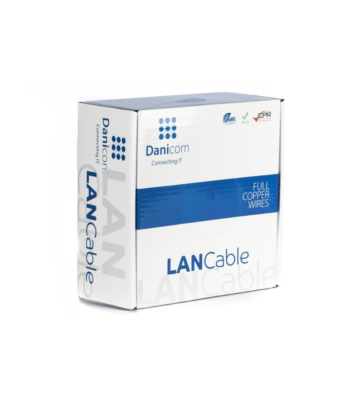 Câble sur bobine DANICOM CAT6 FTP Rigide - LSZH (ECA) - 100m  