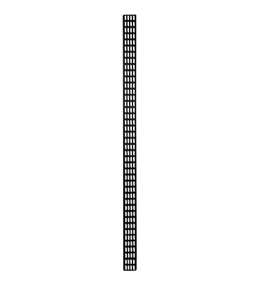 Conduit de câble vertical 42U - largeur 10cm