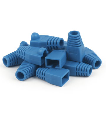 DANICOM Manchon de câble RJ45 bleu - 10 pièces