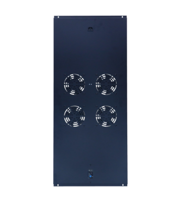 Kit de ventilation avec 4 ventilateurs et thermostat adapté aux armoires serveur autoportantes de 1200 mm de profondeur