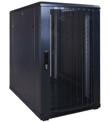 Baie de serveur 18U avec porte perforée 600x1000x1000mm (LXPXH)