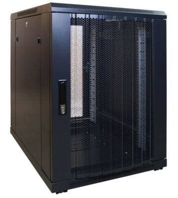 Mini baie de serveur 15U avec porte perforée 600x800x860mm (LXPXH)