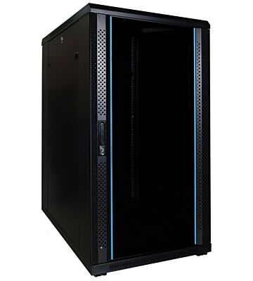 Baie de serveur 22U avec porte en verre 600x800x1200mm (LXPXH)