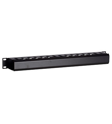 Conduit de câble en métal 1U 19 pouces avec couvercle coulissant