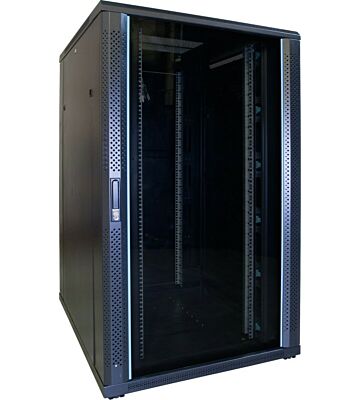 Baie de serveur 27U avec porte en verre 800x1000x1400mm (LXPXH)