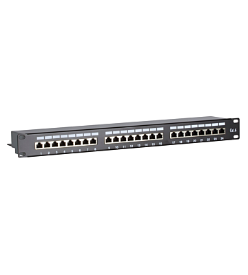 Panneau de brassage CAT6 FTP - 24 ports