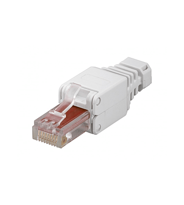 Connecteur RJ45 Cat5e UTP - sans outil - pour câble flexible et rigide