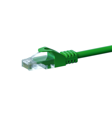 Câble Cat5e UTP 100% cuivre vert - 7.50m