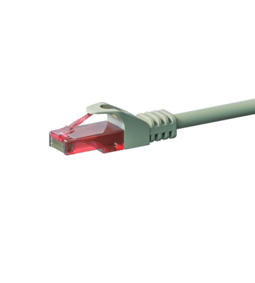 Câble CAT6 UTP 100% cuivre gris - 7.50m