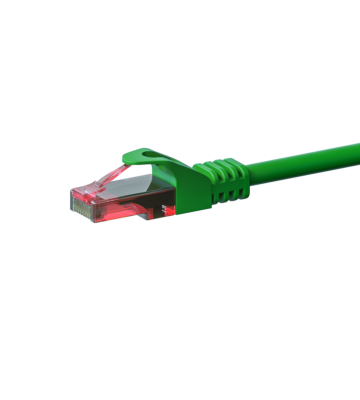 Câble CAT6 UTP 100% cuivre vert - 15m