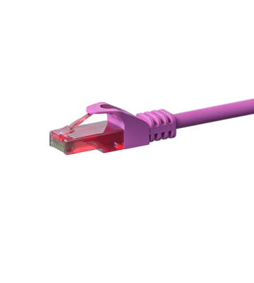 Câble CAT6 UTP 100% cuivre rose - 1.50m