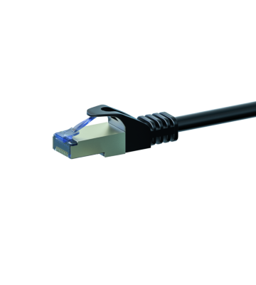 Câble CAT6A S/FTP (PIMF) 100% cuivre noir - 20m