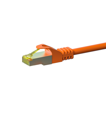 Câble CAT7 SFTP / PIMF Orange - 1m