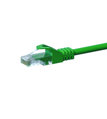 Câble CAT5e UTP CCA vert - 1.50m