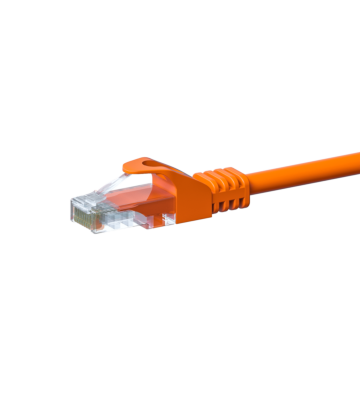 Câble CAT5e UTP CCA orange - 7.50m