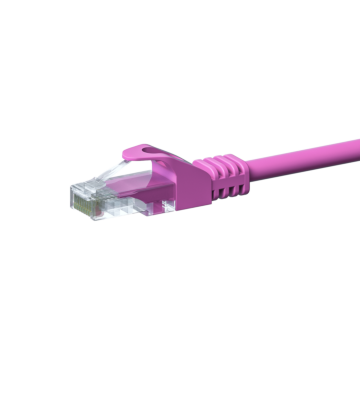 Câble CAT5e UTP CCA rose - 3m