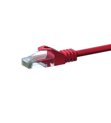 Câble CAT6 UTP CCA rouge - 3m