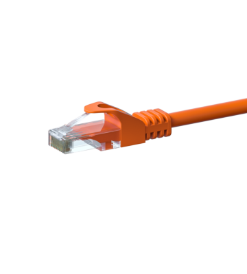 Câble CAT6 UTP CCA orange - 15m