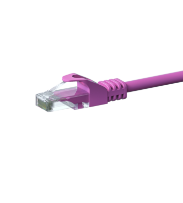 Câble CAT6 UTP CCA rose - 1.50m