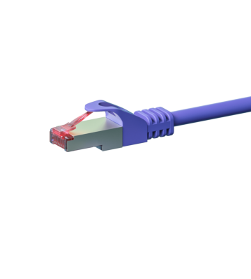 Câble CAT6 SSTP / PIMF Violet - 1m