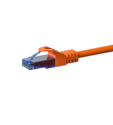 Câble CAT6A UTP 100% cuivre orange - 10m