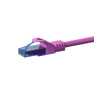 Câble CAT6A UTP 100% cuivre rose - 7.50m