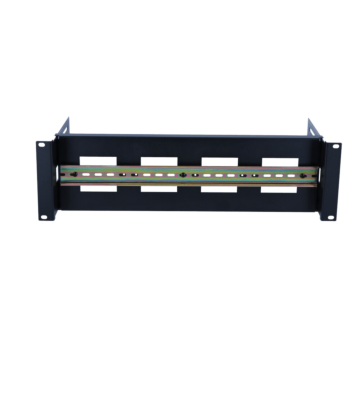 Rail DIN 3U pour racks 19 pouces - réglable en profondeur