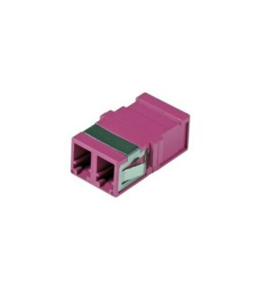 Coupleur Keystone multimode LC-LC Duplex Violet