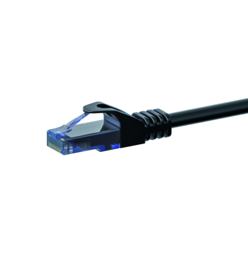 Câble CAT6A UTP 100% cuivre noir - 5m