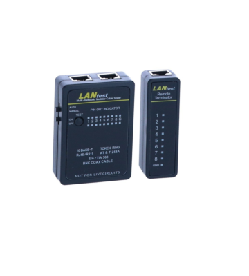 Testeur de câble réseau professionnel Danicom UTP, FTP, S/FTP et coaxial en mallette