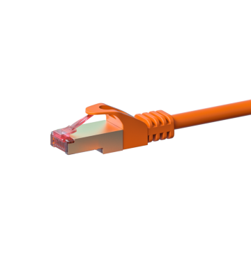 Câble CAT6 SSTP / PIMF Orange - 2m
