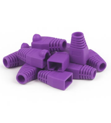 DANICOM Manchon de câble RJ45 violet - 10 pièces