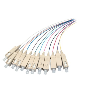 OM4 fibre optique Pigtail Set de couleur SC - 12 pièces
