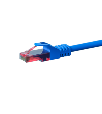Câble CAT6 UTP 100% cuivre bleu - 5m