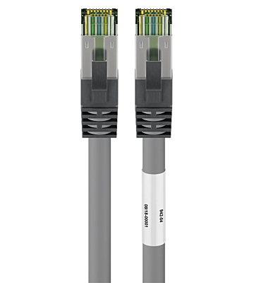 Câble RJ45 Cat8 S/FTP (PIMF) Gris - 5m 