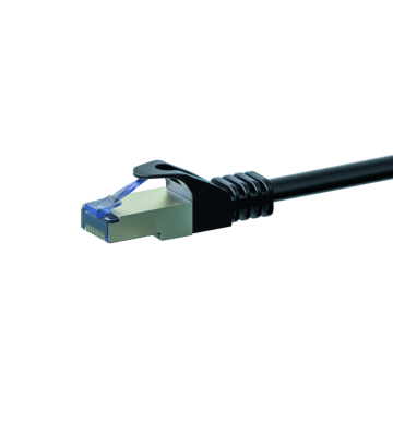 Câble CAT6A S/FTP (PIMF) 100% cuivre noir - 2m