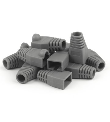 DANICOM manchon de câble RJ45 gris grand - 10 pièces
