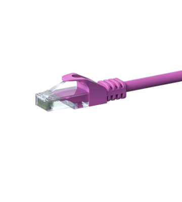 Câble CAT6 UTP CCA rose - 2m