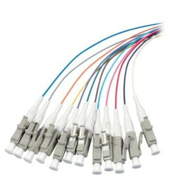OM3 fibre optique Pigtail Coloré Set LC - 12 pièces