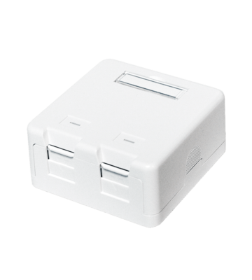 Boîtier média Keystone 2 ports
