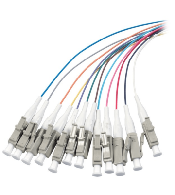 OS2 fibre optique Set de couleur Pigtail LC - 12 pièces