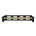 Rail DIN 2U pour baies 19 pouces - réglable en profondeur